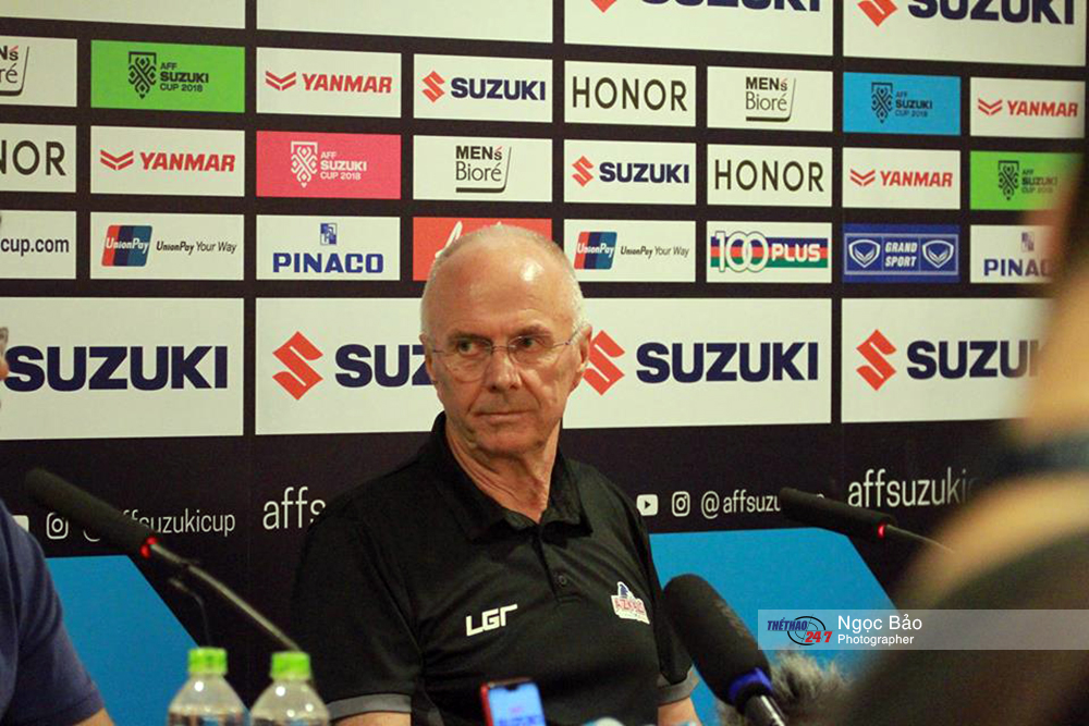HLV Eriksson rất háo hức xem trận chung kết giữa Việt Nam vs Malaysia philippines